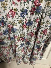 VNT Granny Core Cottage 3xl 24 White House Dress Floral 90s 50 Bust Blossom