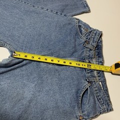 Vtg Women Levi 921 Tapered Fit Tapered Leg 14 Med 30×30.5 ORANGE TAB Made in USA