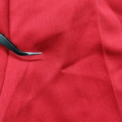 Vintage David Brooks Pants Women 12P PETITE Red Pleated High Rise Tapered Preppy
