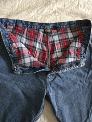 Vintage Flannel Lined Mom Jeans Womens 20 Plus Size Guide Gear High Rise 36×30