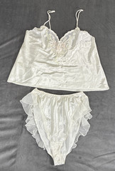 Vintage Victoria’s Secret Gold Label Cami Set Ivory Small Benefits Charity