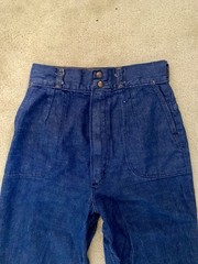 Vintage 70s Wrangler Flare Bell Bottom Jeans XS