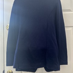 Vtg 80st Sweater Top Matthew & David blue Granny core Cottage Core Sz 20 Women