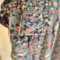 Vintage Floral Quilted Jacket Cozy Fall Winter Essential 70s Young Stuff boho