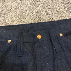 Vintage 70s Wrangler Bell Bottom Patch Pocket Flare Jeans 11/12 30×32 USA NOS