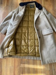 1960s Eddie BAUER DOWN Blizzard Quilted wool Parka Coat Women’s Sz 16 VTG USA