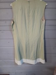 Vintage Dress and Jacket Med/Lg 60s-70s Lime Green Polyester Blend