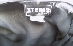 Vintage Black Ruffled Chiffon Dress Items California Size 8 B38