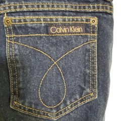 Vtg 80s Calvin Klein Jeans 27 x 33 High Rise Dark Wash USA Made