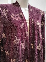 Women’s Medium Cocktail Jacket & Camisole Burgundy & Gold Stunning 2 Pcs Set New