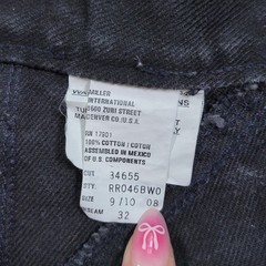Rockies Western Jeans Women 9 27 Black High Rise Studded Cowgirl Vintage Denim