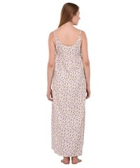 Printed Cotton Sleeveless Button-front Nightdress | Cotton Lane
