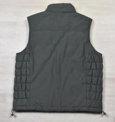 Y2K Union Bay Puffer Vest Army Green Nylon Streetwear Size Small VTG