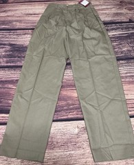 New Vintage Dee Cee For Gals Pleated Khaki Dress Pants, Polyester Blend – 9/10