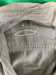 Vintage Western Costume Co Hollywood Calif Overall