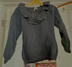 Vintage 80s 90s Alexander’s 100% Italian Wool Sweater M Black