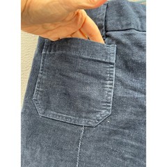 VTG American Eagle Pants Navy Blue Corduroy Wide Leg Button Fly Low Rise