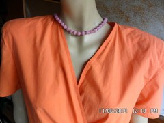KRIZIA THEN VINTAGE ORIGINAL 80s Cotton Dress/Dress Size 48 Orange