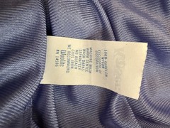 Vtg 70s Kayser Periwinkle Purple Maxi Lingerie Gown Smock Detail Size L