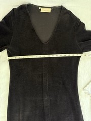 VTG Hudson’s From Switzerland Black Maxi Goth Elvira Dark Romantic Dress Sz M