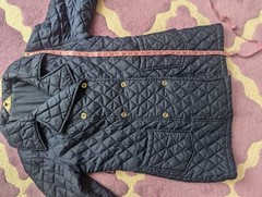 Vintage 80’s Montgomery Ward Quilted Jacket Dark Blue Womens Size 18 1/2 Large