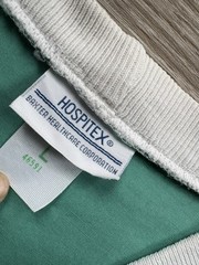 Woman’s Vintage 90’s Hospitex Scup Coat Snaps Tourqoise