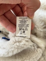 Unique Jean Charles de Castelbajac Tricot Sheepskin Coat Jacket Shearling