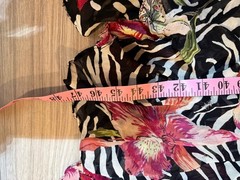 Vtg 90s Nostalgia Floral Zebra Maxi Dress Sheer S Whimsigoth Fairygrunge read