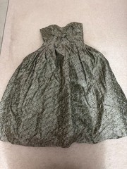 VNTG 1950s Strapless Brocade Party Dress Prom Homecoming Formal Cupcake Gown S