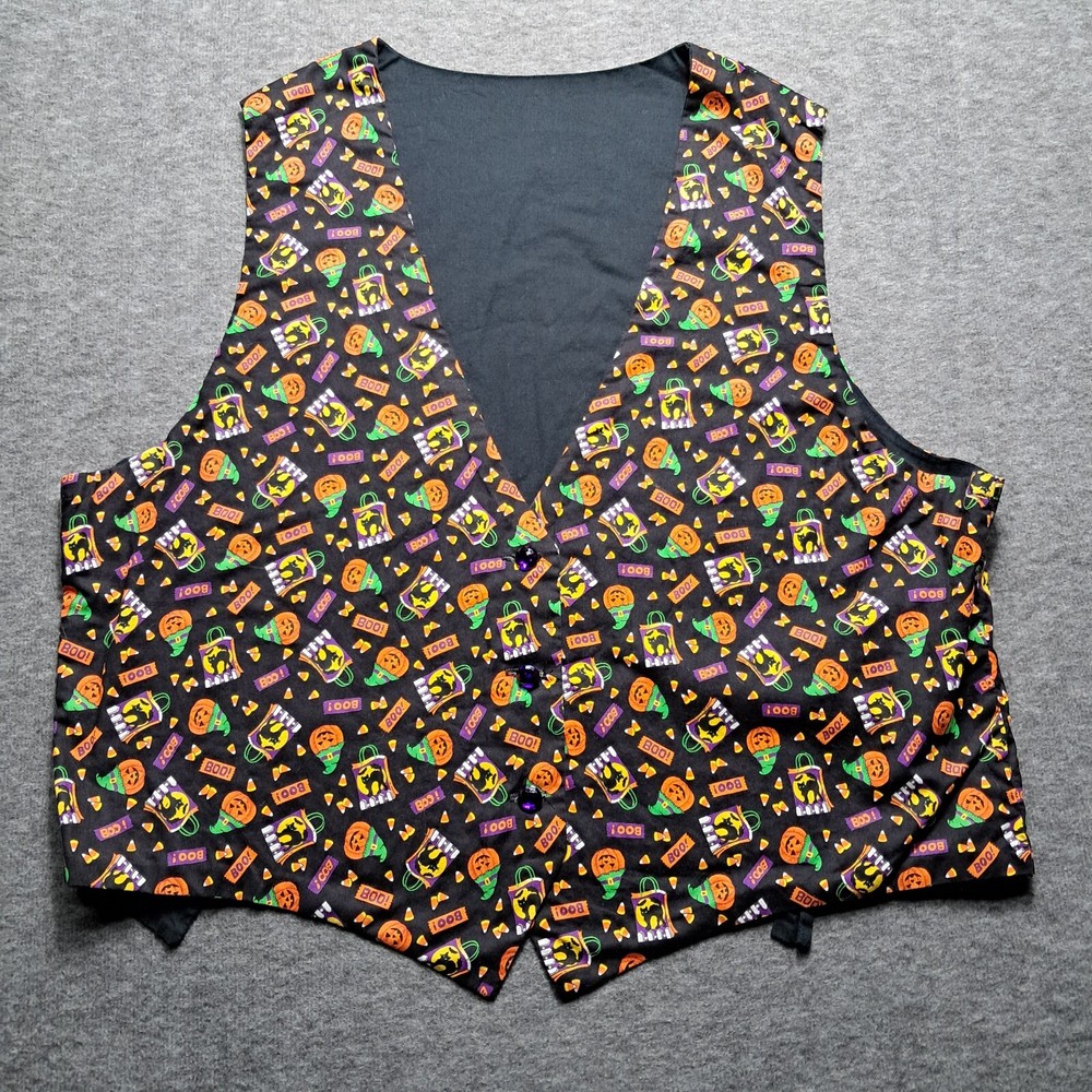 Halloween Vest Vintage Hand Made 80’s 90’s
