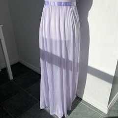 🪻1960s lilac night gown🪻 lace and mesh princess dress with bow