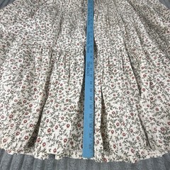 Vintage Willowbend Prairie Dress Set Womens XL Floral Calico Shirt Tiered Skirt