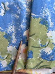 Vtg 70s Butterfield 8 Floral Maxi Kaftan Muumuu Dress Retro Boho Caftan Small
