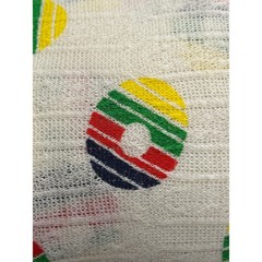 Vintage Unbranded Knit Top Retro Mod Bauhaus Geometric Print Primary Colors