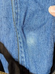 Vintage Miss Ashlee Three Piece Denim Dress Jacket Belt Sweater Size 6