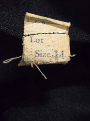Vintage 1960s Mod Shift Dress Black Heavy Wool Knit ILGWU Union Label Pocket Day