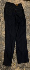 Vintage 70s 80s Levi’s 33.5” Inseam Brown Tab High Waist Measures 13” Tall Boys?