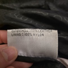 Vtg 1980’s Global Identity G-III Cropped Black Leather Goth Jacket Size Medium