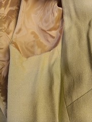 Vintage Dress and Jacket Med/Lg 60s-70s Lime Green Polyester Blend