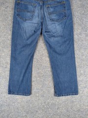 Y2K Lauren Jeans Co Ralph Lauren Jeans Capris Womens Size 4 30×22 Med Wash Blue