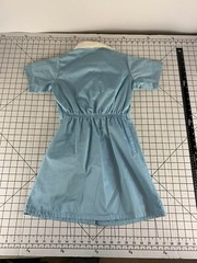 Vintage 50s 60s Nurse Outfit Uniform Medical Hospital Doctor Dress Red Cross Top