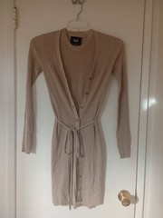 Dolce and Gabbana Gold Lurex Dress and Cardigan Set with Belt Evening Dress XS/S