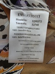 Rare Emilio Pucci Peter Dundas SS2015 Silk Chiffon Runway Maxi Dress IT 36