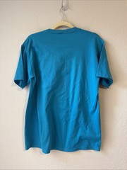 Vintage Single Stich Jerzees Blue Graphic T-Shirt Best Mom In The World Holo