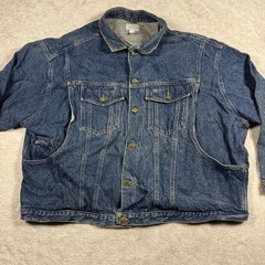 Venezia Sportswear Vintage Denim Trucker Jacket Blue Made in USA 26/28 3376-49