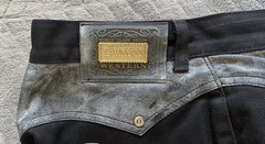 Vintage Lawman World Class Superior Fit High Waised Western Jeans Size 11 Black