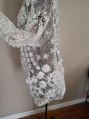 Vintage Edwardian EXQUISITE Irish Crochet Fancy Day Jacket