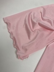 Women’s VTG Shadowline Fluted Half Sleeve Button Up Robe Housecoat •Size M *EUC