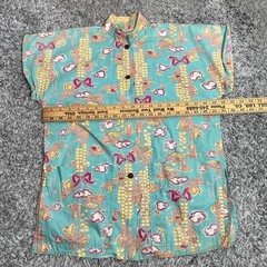 Vintage 50s Poi Pounder Tog Hawaiian Togs Shirt M Honolulu Cupid Cherub Aloha