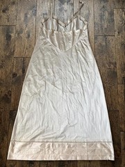 Lorraine 100% Nylon Slip Regular Size Type, Ivory Color, Women’s Size 36